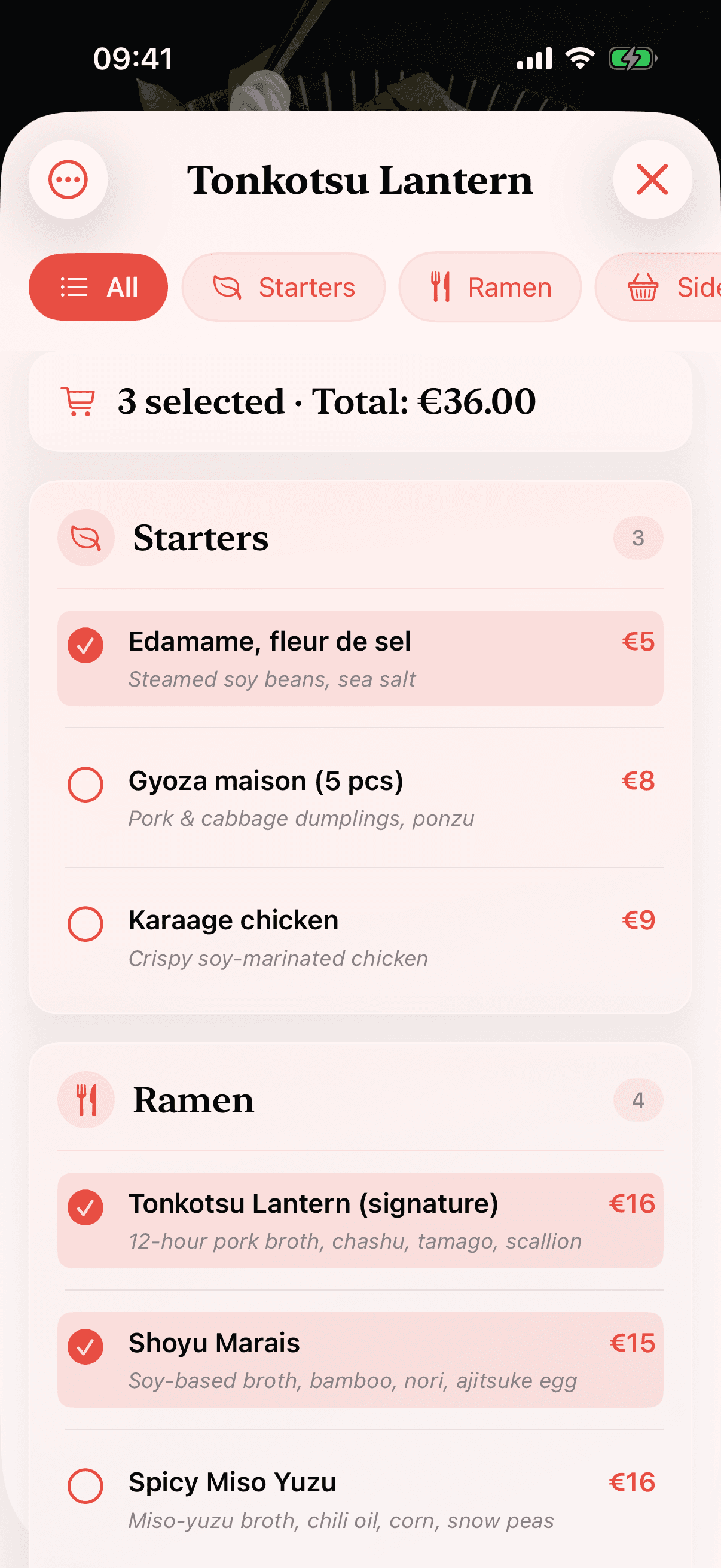 Make your GO smarter — surface an AI-discovered menu and a per-person expense estimate, on demand.